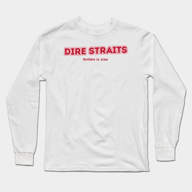 Dire Straits, Brothers in Arms Long Sleeve T-Shirt by PowelCastStudio